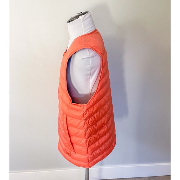 Herschel Featherless Quilted Vest in Orange - Picture 9 of 12